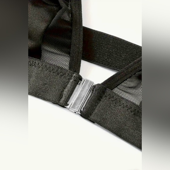 Plus Size Black Bralette - Picture 3 of 5